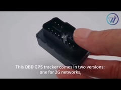 Control de voz 4G Cat1 OBD OBD2 Tracker GPS con sensor G para vehículos de 9 a 36 V